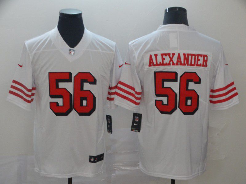 Men San Francisco 49ers #56 Alexander White Nike Vapor Untouchable Limited NFL Jerseys